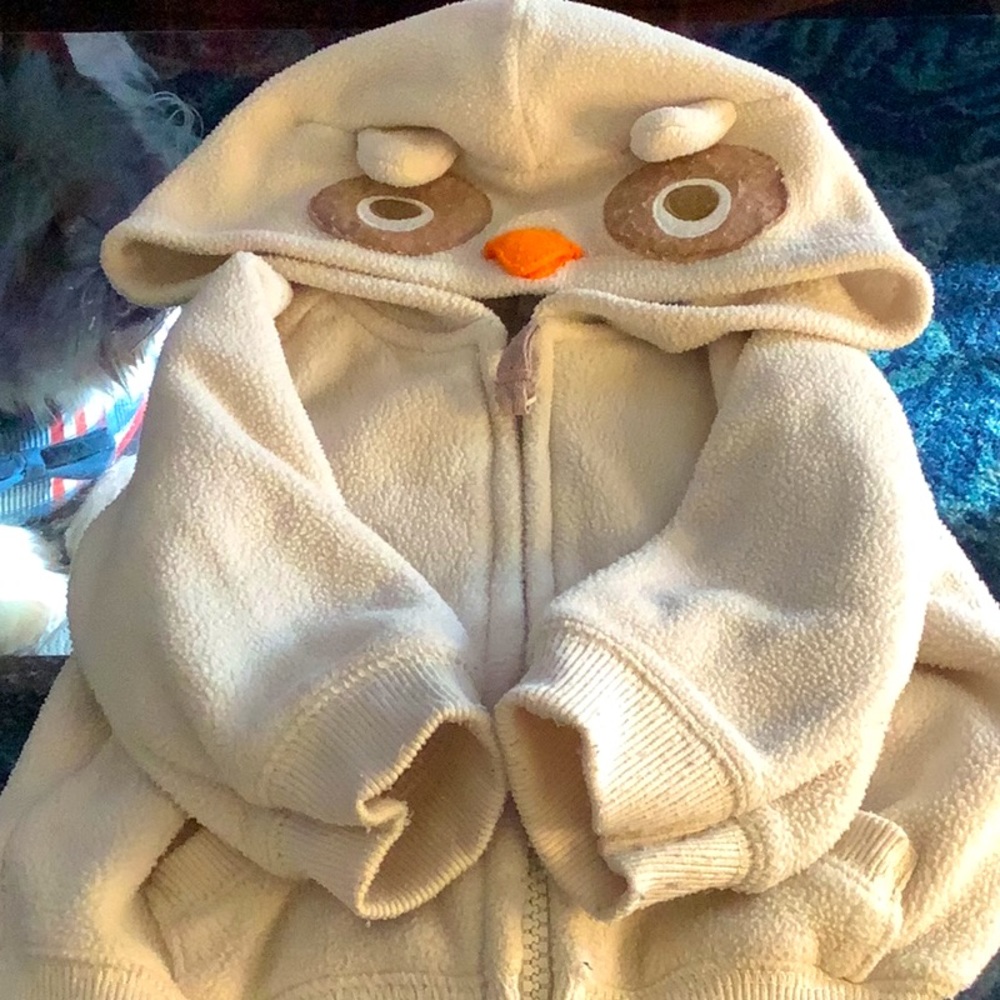 Old Navy Owl Hoodie Jacket size 2T